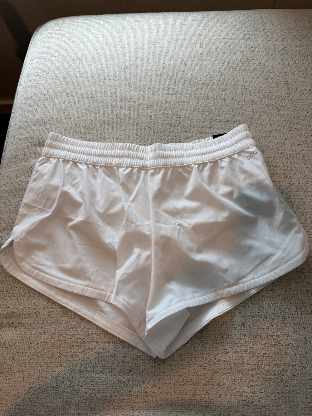 DSG Women's White Athletic Running Shorts